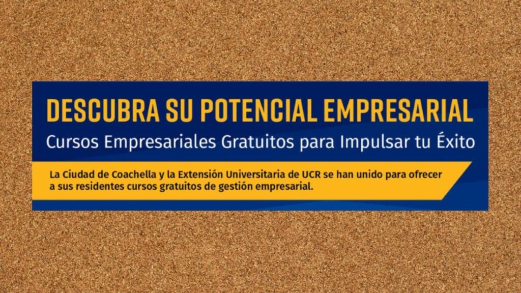 Descubre tu Potencial Empresarial con Cursos Gratuitos en Coachella